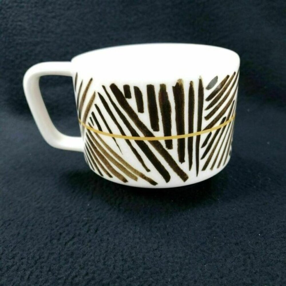 Starbucks 2014 Artisan‎ Series 01/08 A Story of Origin Coffee Mug Cup Brown Gold